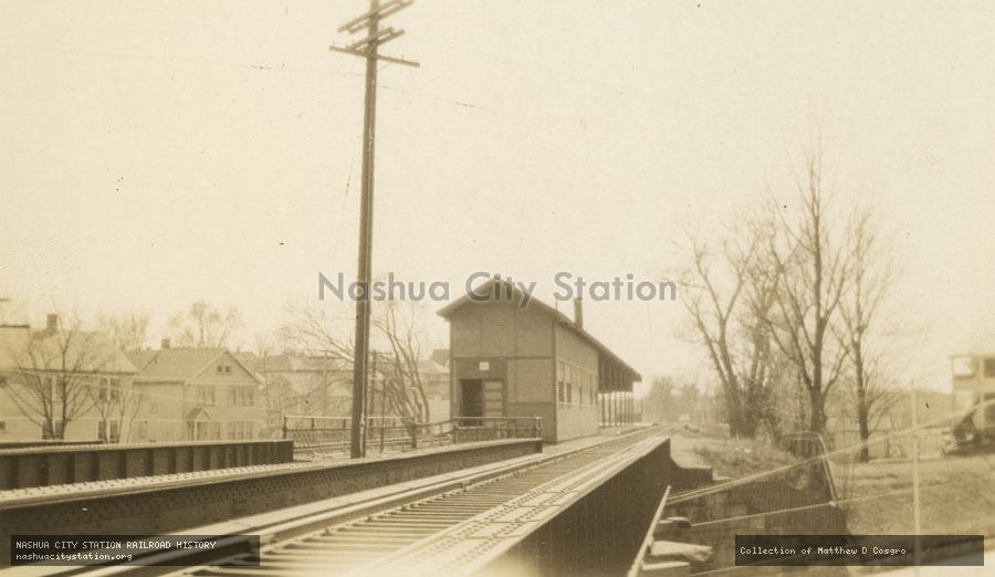 Postcard: NYNH&H Station, Spring Street, Massachusetts